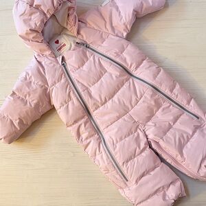 Reima Pink Infant Puffer Snowsuit